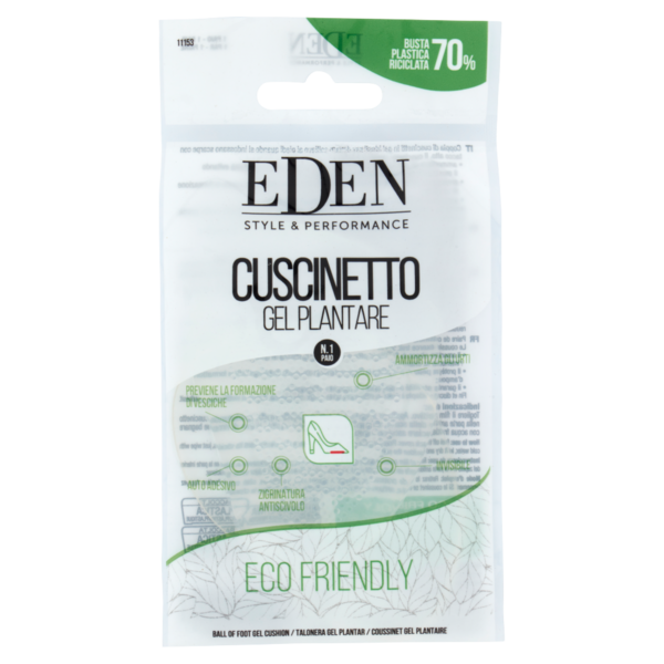 Eden Style & Performance Cuscinetto Gel Plantare 1 Paio