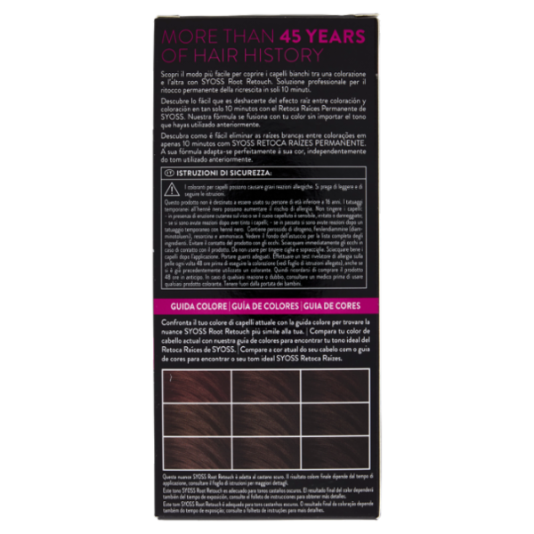 Syoss Root Retouch Permanent Color Castano Scuro