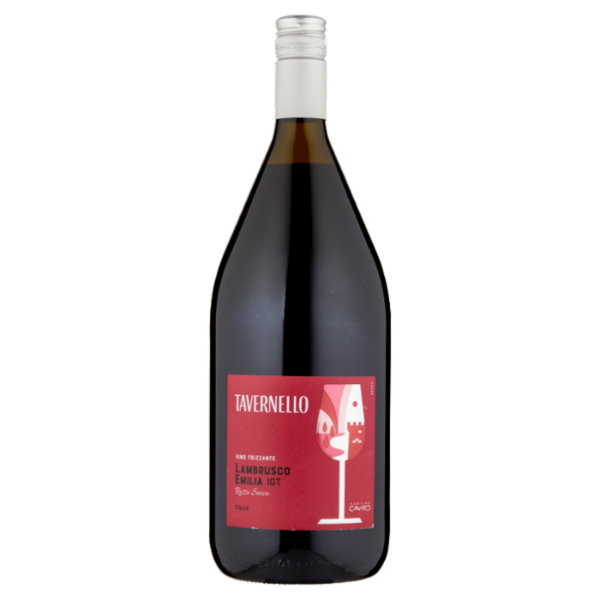 Tavernello Lambrusco Emilia IGT Rosso Secco Vino Frizzante 1,5 L