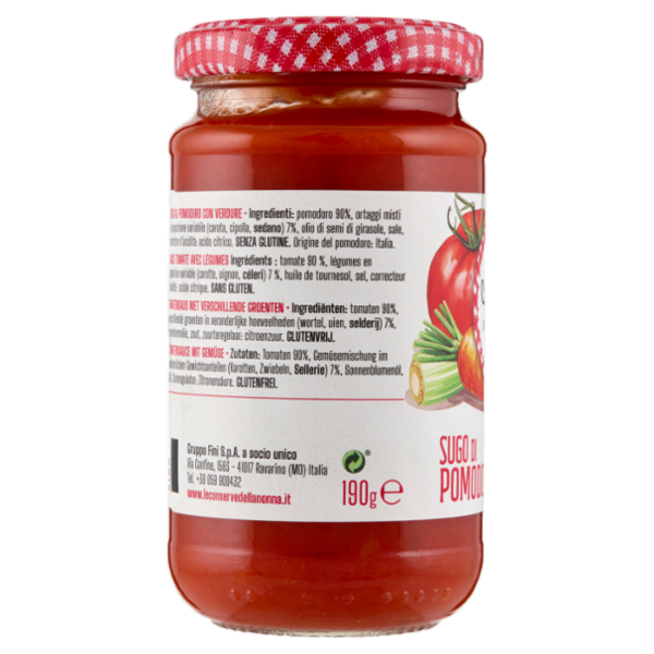 Le Conserve della Nonna Sugo di Pomodoro 190 g