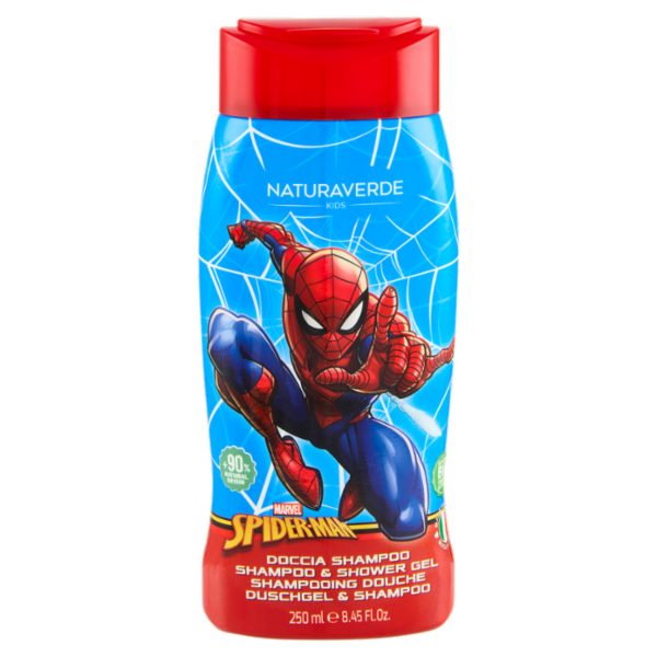 Naturaverde Kids Doccia Shampoo Marvel Spider-Man 250 ml