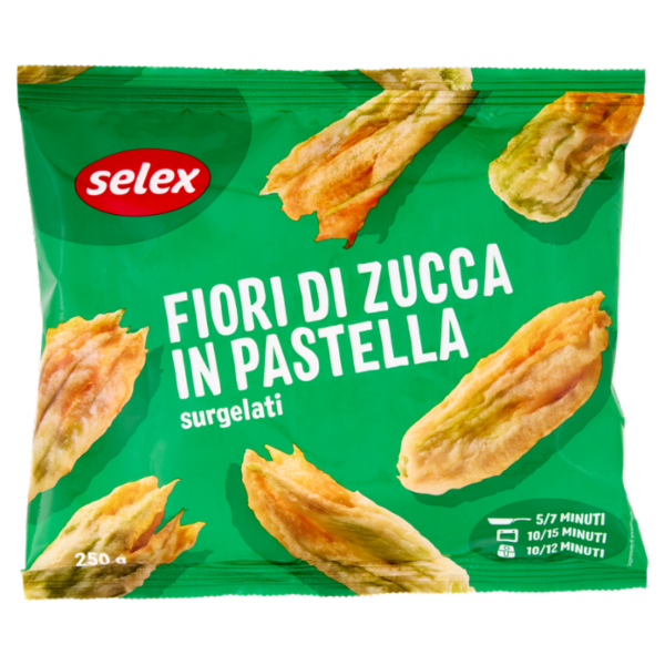 Selex Fiori di Zucca in Pastella Surgelati 250 g