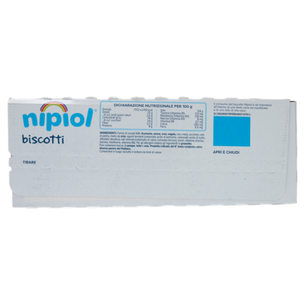 nipiol biscotti ai 6 cereali 800 g