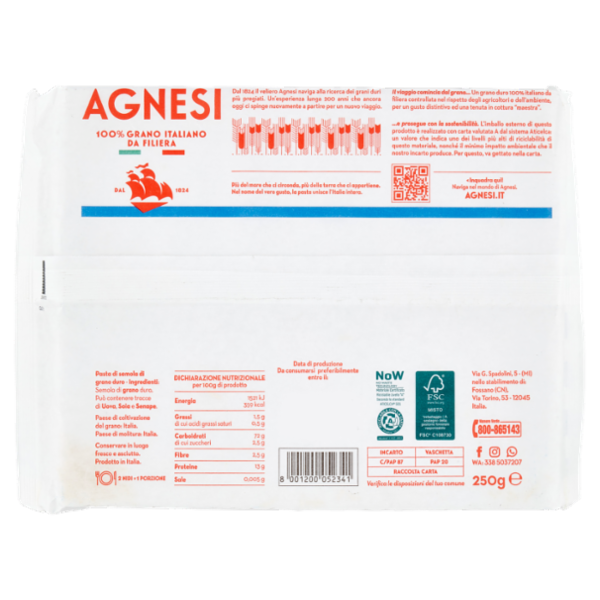 Agnesi Capelli d'Angelo 250 g