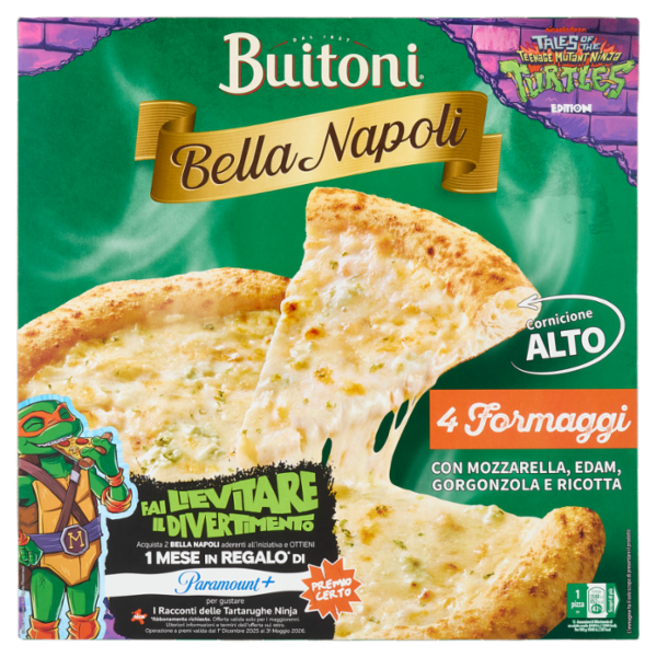 Buitoni Bella Napoli 4 Formaggi Pizza surgelata 345g