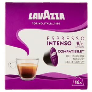 Lavazza Espresso Intenso Compatibile** Con Macchine Nescafé Dolce Gusto* 16 x 8 g