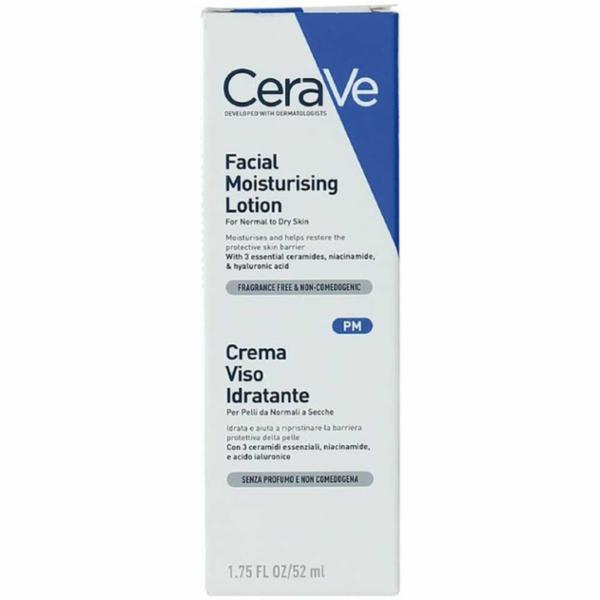 CREMA VISO IDRATANTE PER PELLI NORMALI E SECCHE CERAVE ML.50