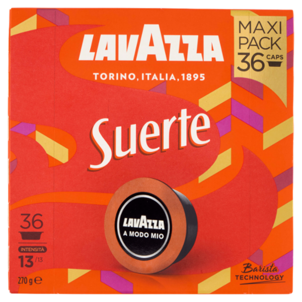 Lavazza A Modo Mio Suerte 36 Capsule 270 g