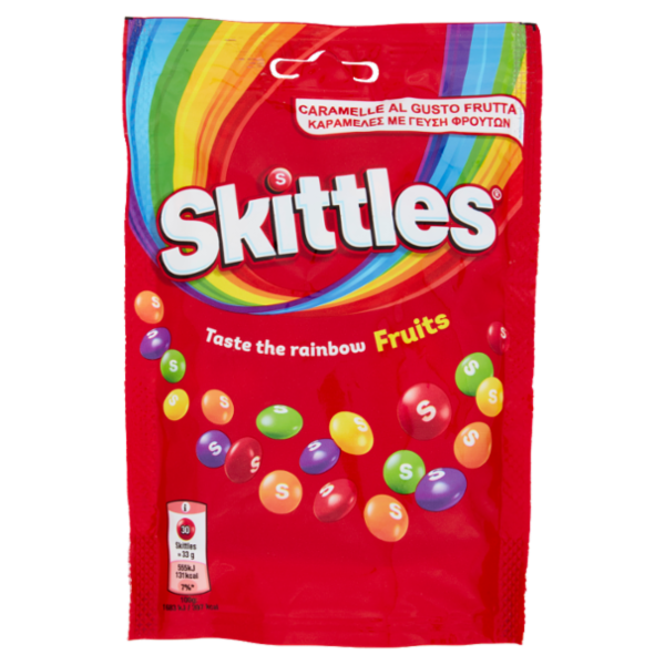 Skittles Fruit, Caramelle Assortite al Gusto Frutta 136g