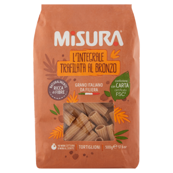 Misura L'Integrale Trafilata al Bronzo Tortiglioni 500 g