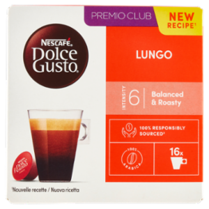 NESCAFÉ DOLCE GUSTO Lungo Caffè 16 Capsule 89,6g