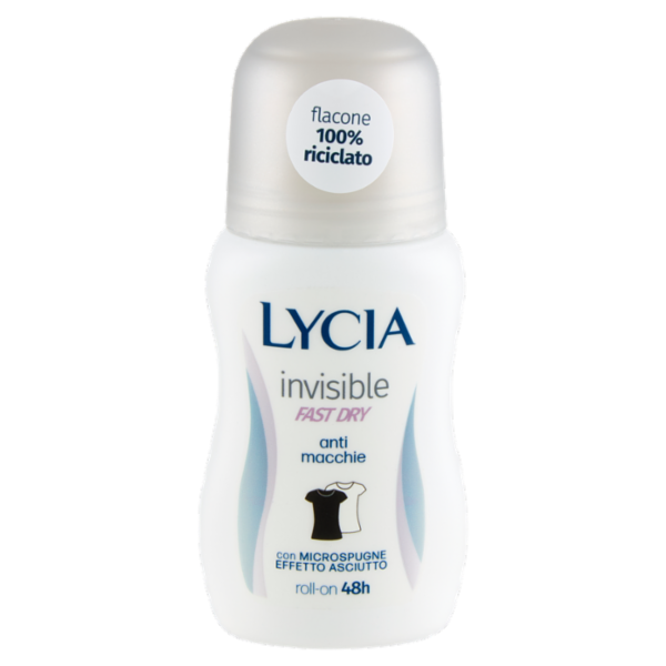 Lycia invisible Fast Dry roll-on 48h 50 ml