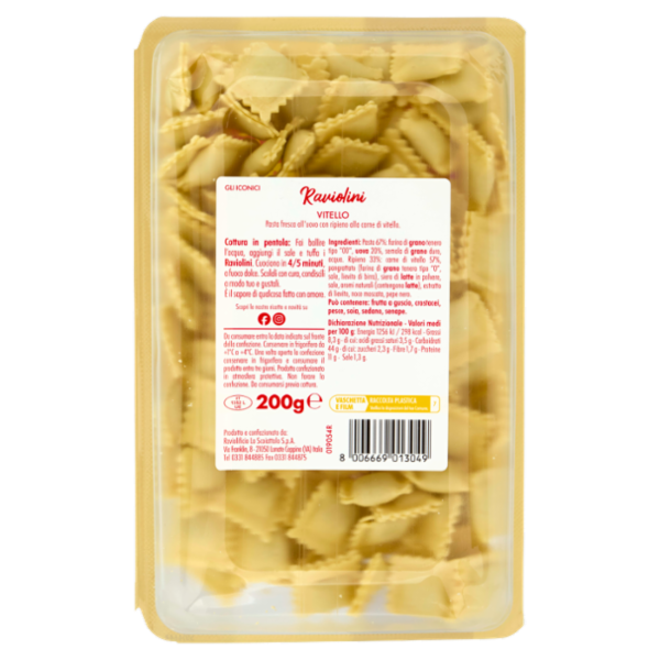 Scoiattolo Raviolini Vitello 200 g