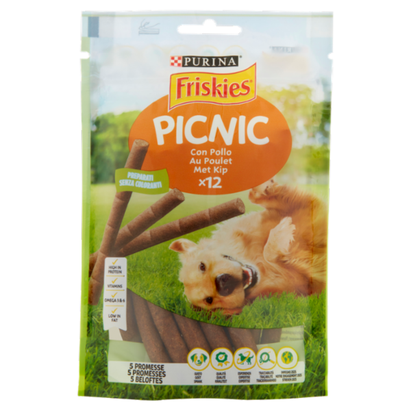PURINA FRISKIES Picnic Pollo 12 sticks 100 g