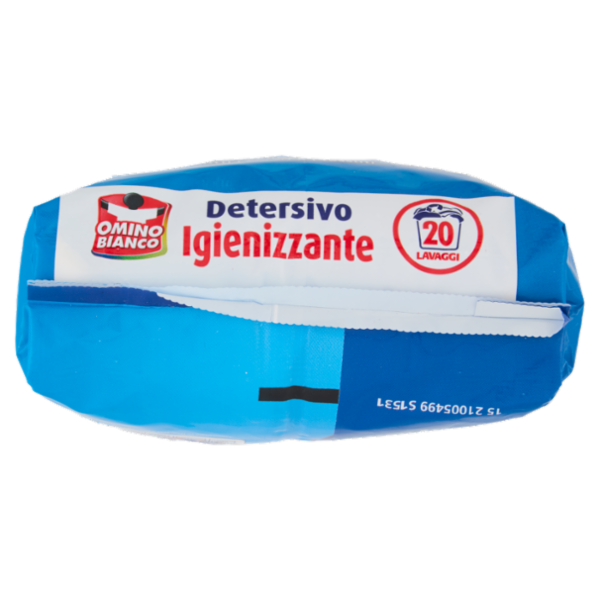 Omino Bianco Detersivo in Polvere Igienizzante 20 Lavaggi 1100 g