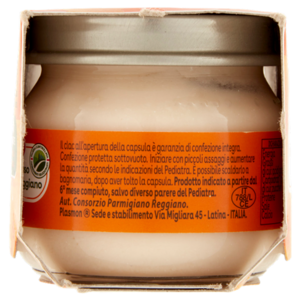 Plasmon Omogeneizzato Formaggino fuso con Parmigiano Reggiano 2 x 80 g