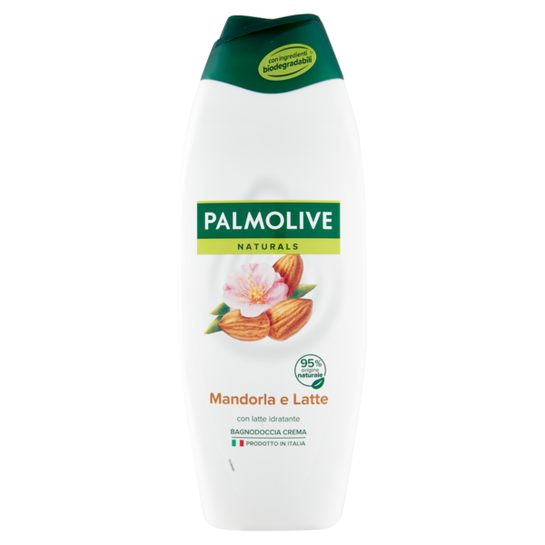 Palmolive bagnoschiuma Naturals Mandorla e Latte, idratante 600ml