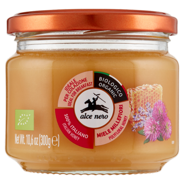 alce nero Miele Millefiori 300 g