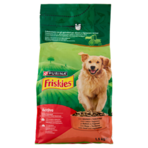 PURINA FRISKIES Active Manzo e Verdure 1,5kg