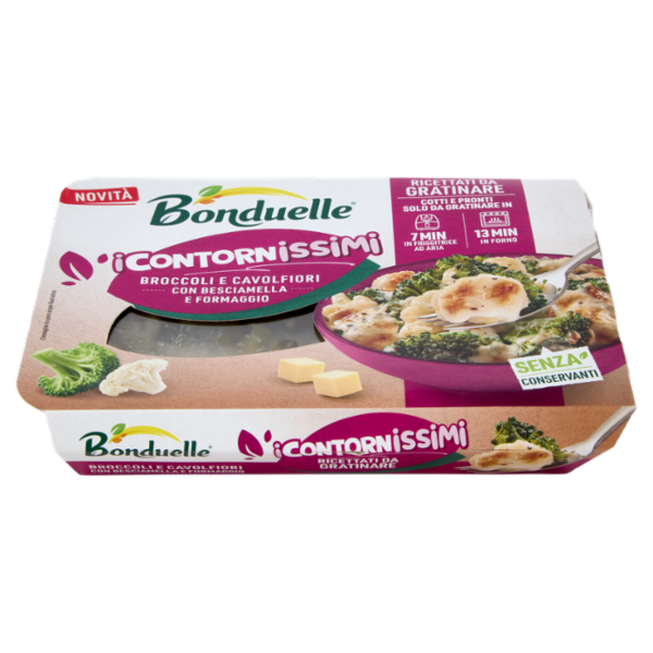Bonduelle i Contornissimi Ricettati da Gratinare Broccoli e Cavolfiori 220 g