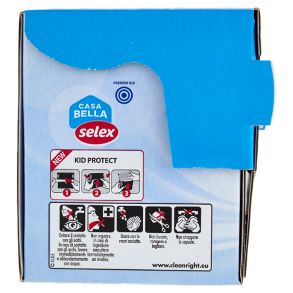 Selex Casa Bella Detersivo per Lavatrice Liquido in Dosi Solubili Tripla Camera Classico 24 pezzi
