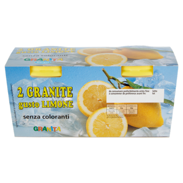 Alpigel Granite gusto Limone senza coloranti 2 x 135 g