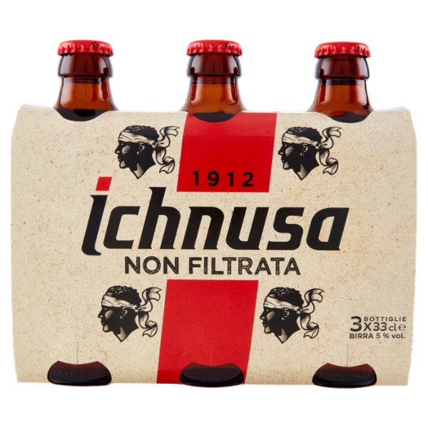 Ichnusa Non Filtrata 3 x 33 cl