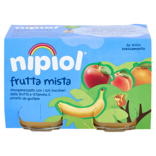nipiol frutta mista omogeneizzato 2 x 120 g