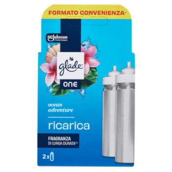Glade ONE Doppia Ricarica, Fragranza Ocean Adventure 2x10ml