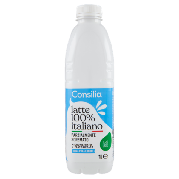 Consilia Latte Microfiltrato Parzialmente Scremato 100% Italiano 1 L