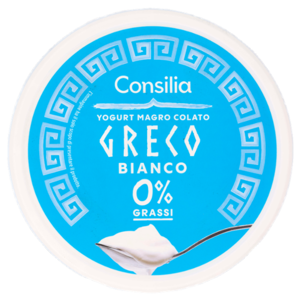 Consilia Yogurt Greco Magro Bianco 0% Grassi 450 g