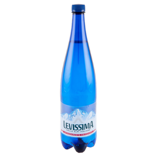 LEVISSIMA, Acqua Minerale Naturale Oligominerale Intensamente Frizzante, 1 L