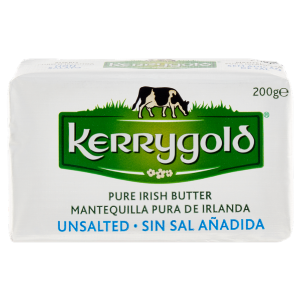 Kerrygold Burro Puro d'Irlanda Non Salato 200 g