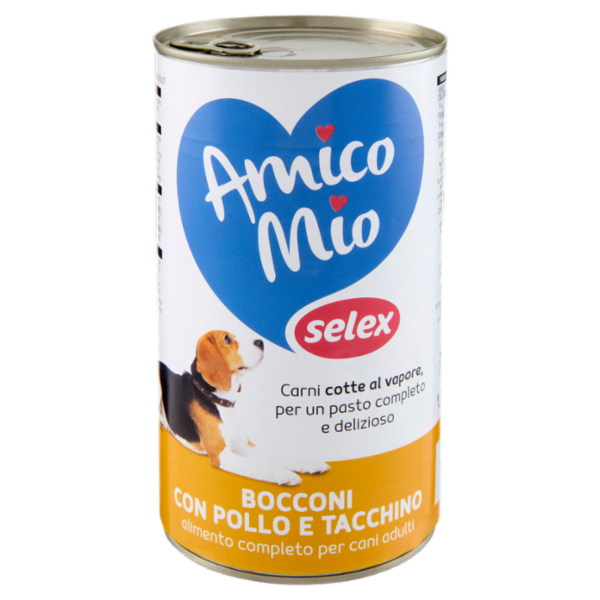 Selex Amico Mio Bocconi per Cane con Pollo e Tacchino 1,25 kg