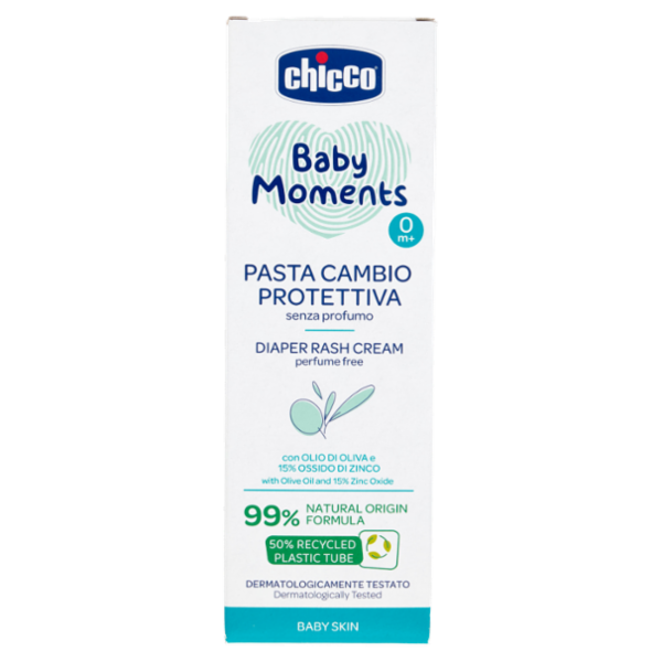 chicco Baby Moments Pasta Cambio Protettiva senza profumo 0m+ 100 mL