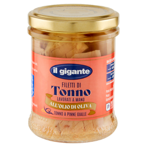 IL GIGANTE Filetti di Tonno all'Olio di Oliva 180 g