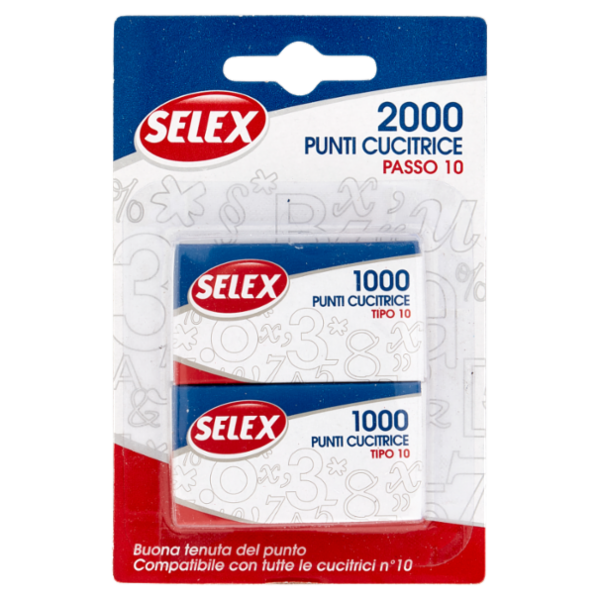 Selex Punti Cucitrice Tipo 10 1000 Punti