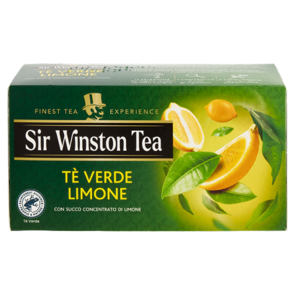 Sir Winston Tea Tè Verde Limone 20 x 1,75 g