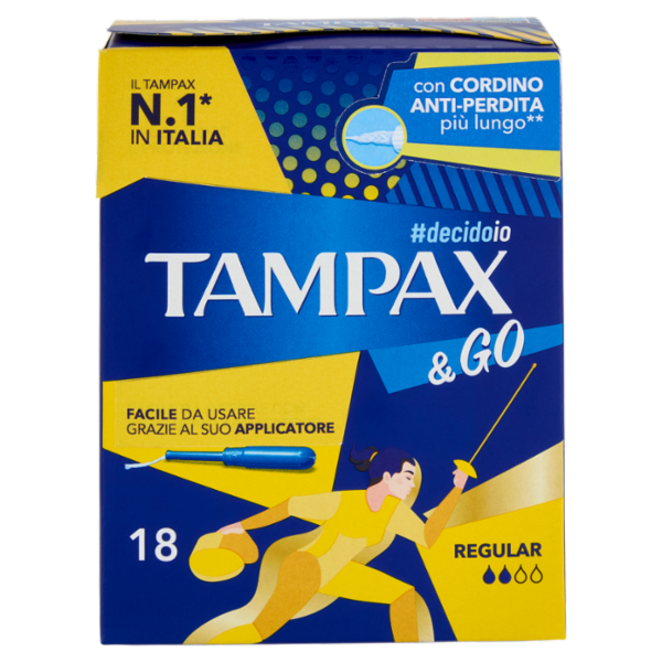 Tampax & Go Regular 18 pz