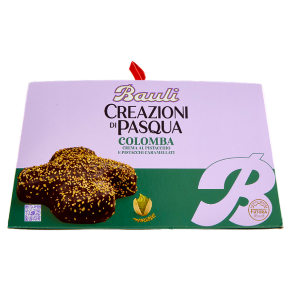Bauli Creazioni di Pasqua Colomba Crema al Pistacchio e Pistacchi Caramellati 750 g