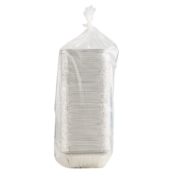 Vanto Contenitore in Alluminio 16x11x3,5 cm 100 pezzi