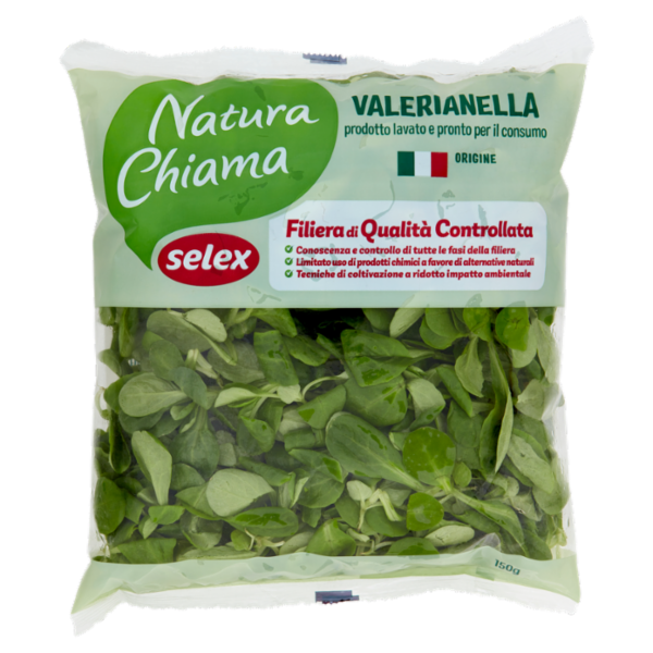 Selex Natura Chiama Valerianella Lavata e Pronta per il Consumo 150 g