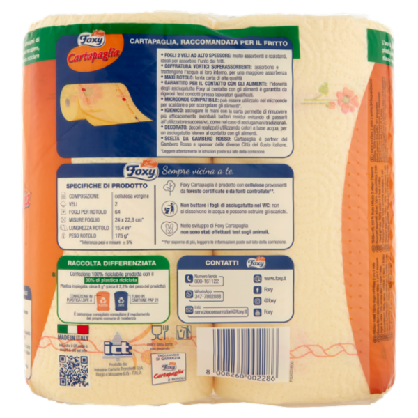 Foxy Cartapaglia 2 pz
