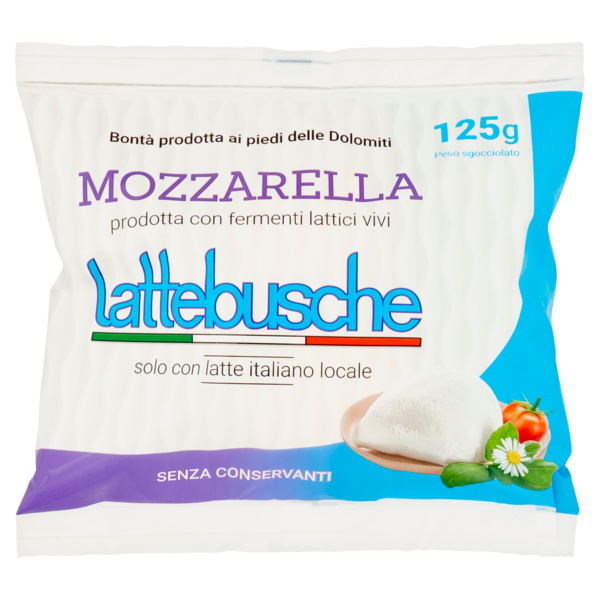 lattebusche Mozzarella 125 g