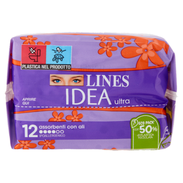 Lines Idea ultra con ali 12 pz