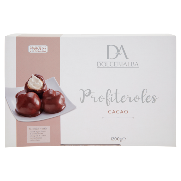 Dolcerialba Profiteroles Cacao 24 Profiteroles 1200 g
