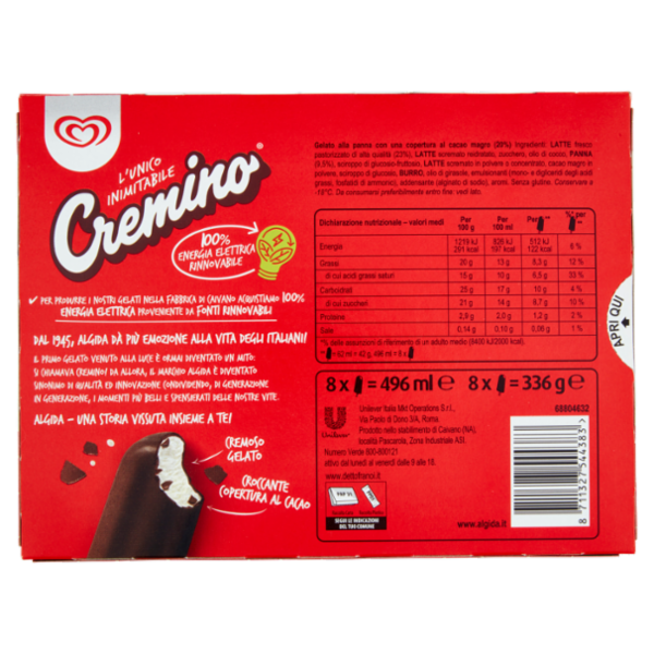 Cremino 8 x 42 g