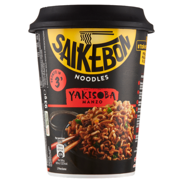 Saikebon Noodles Yakisoba Manzo 93 g