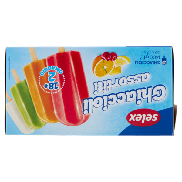 Selex 18+2 Ghiaccioli Assortiti 1,4 kg