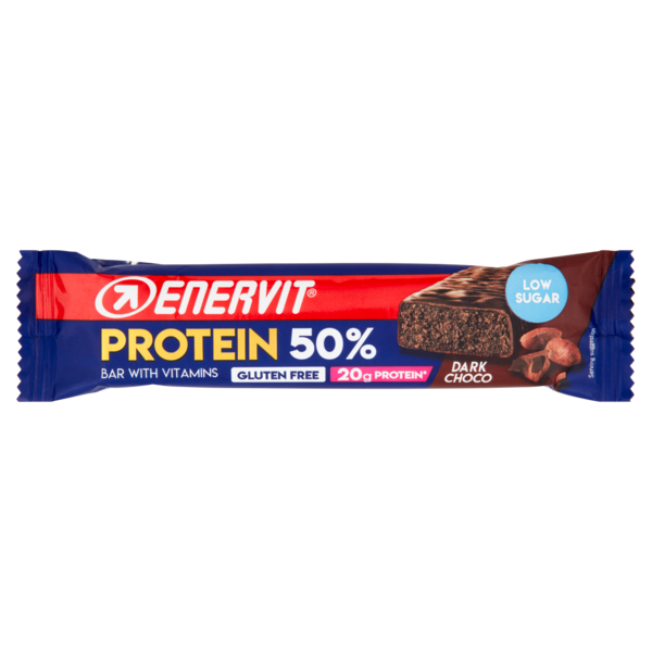 Enervit Protein 50% Bar with Vitamins Dark Choco 40 g